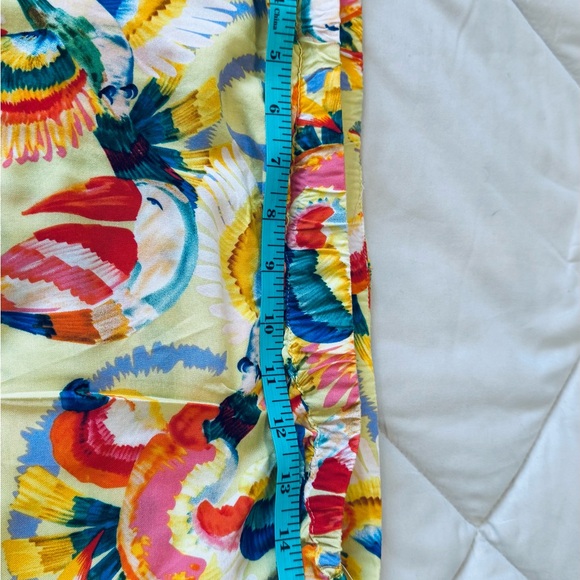 Philosophy -Tropical Parrot Maxi Skirt Size M. Viscose fabric - Picture 6 of 8
